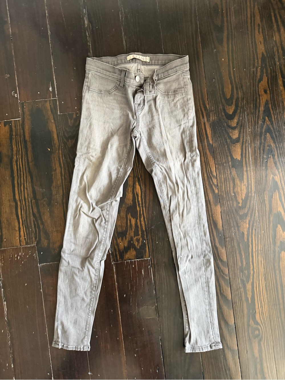 J Brand Light Gray Skinny Jeans